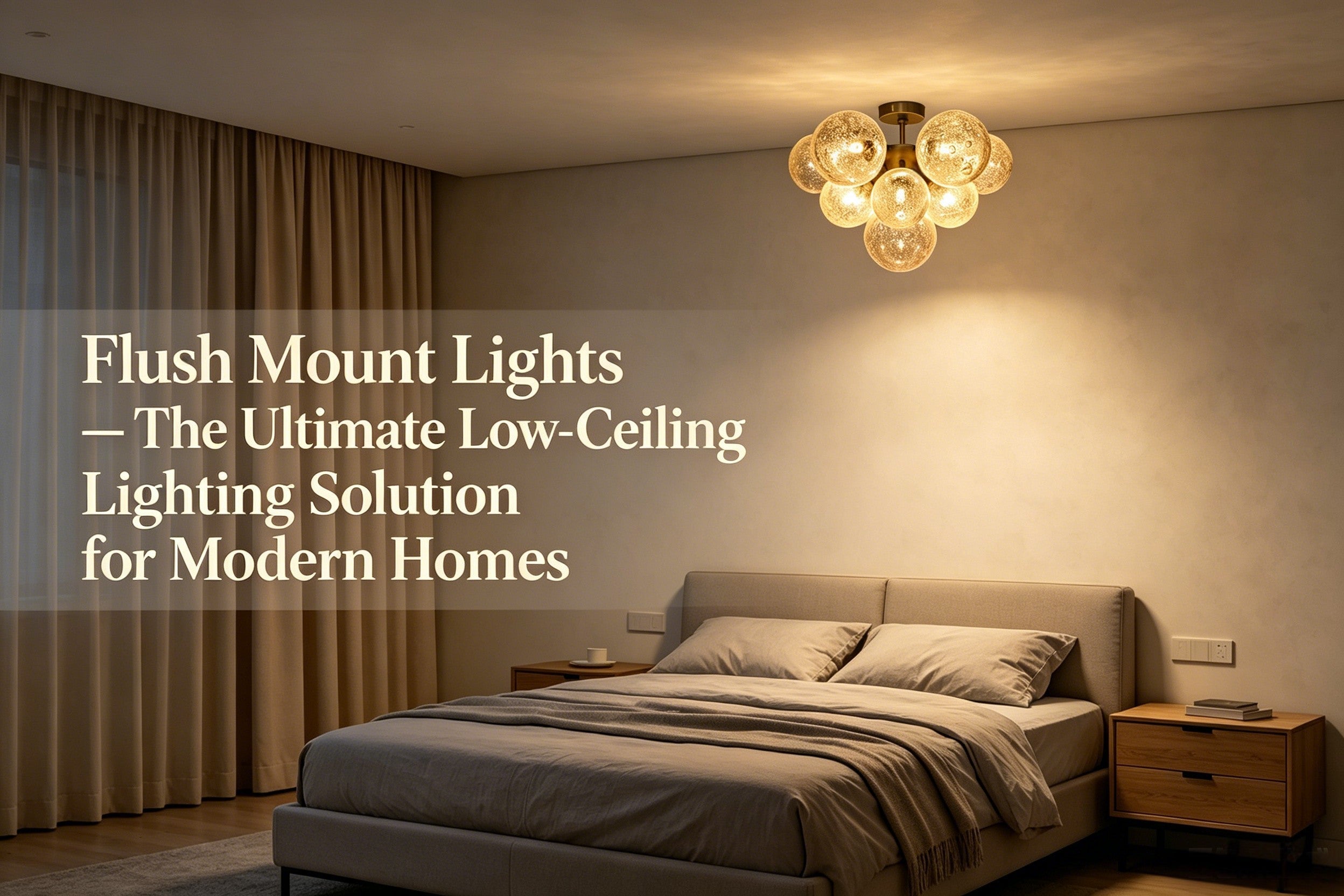 Flush Mount Lights — The Ultimate Low-Ceiling Lighting Solution for Modern Homes
