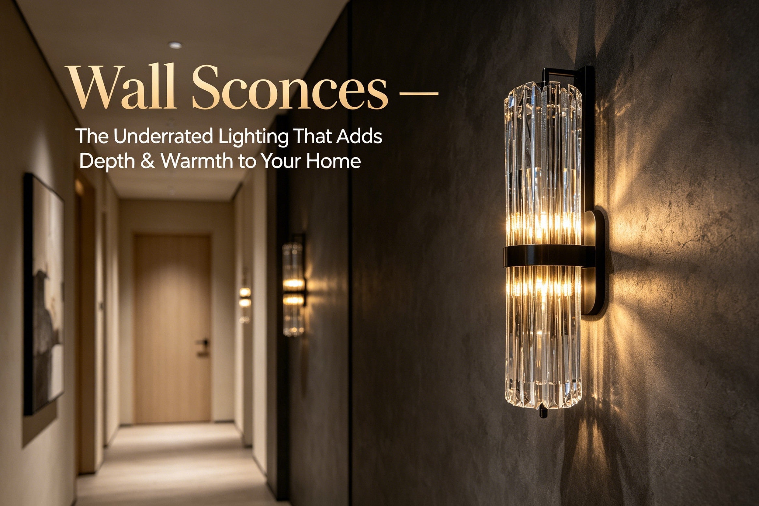 Wall Sconces — The Underrated Lighting That Adds Depth & Warmth to Your Home