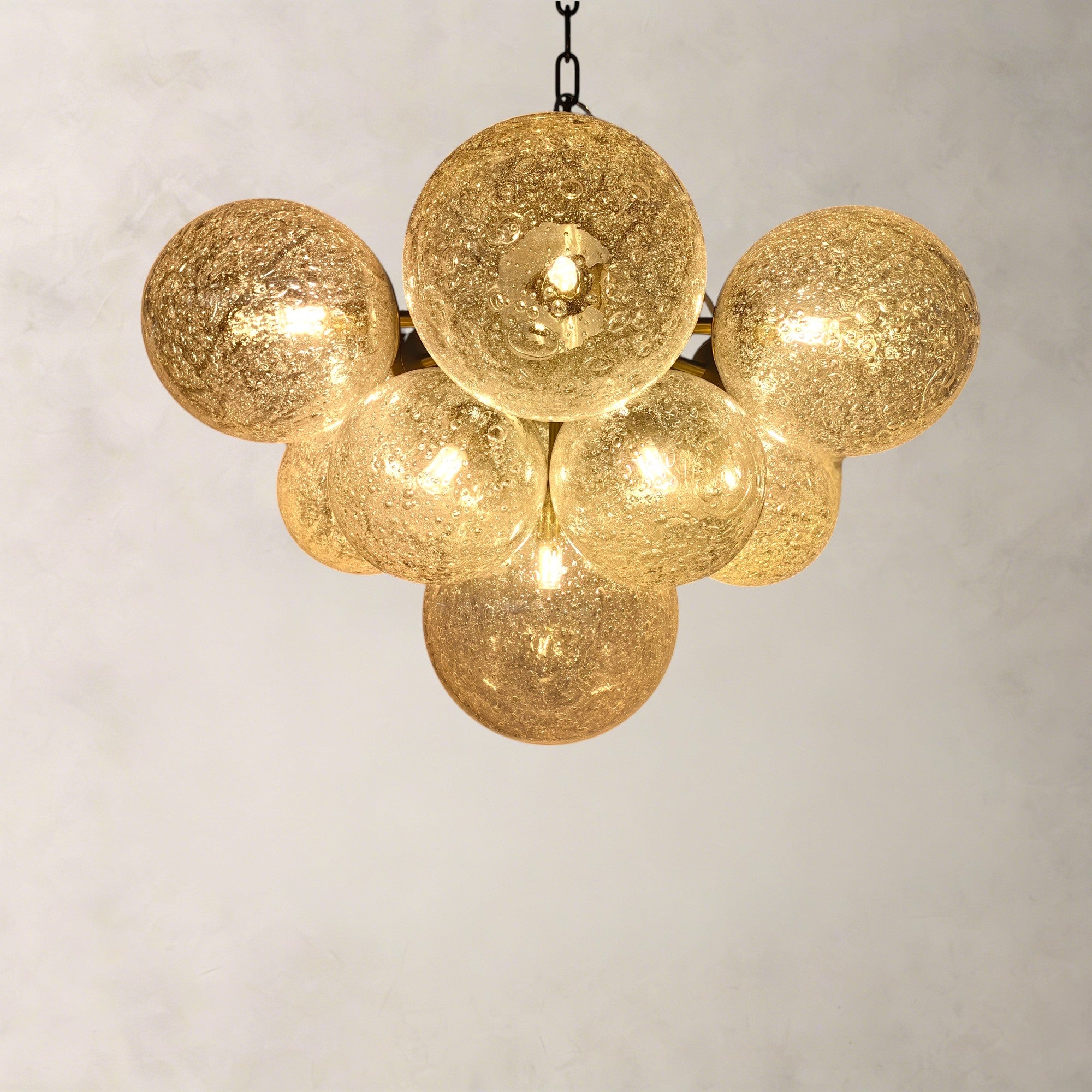 Mandon Round Glass Flush Mount