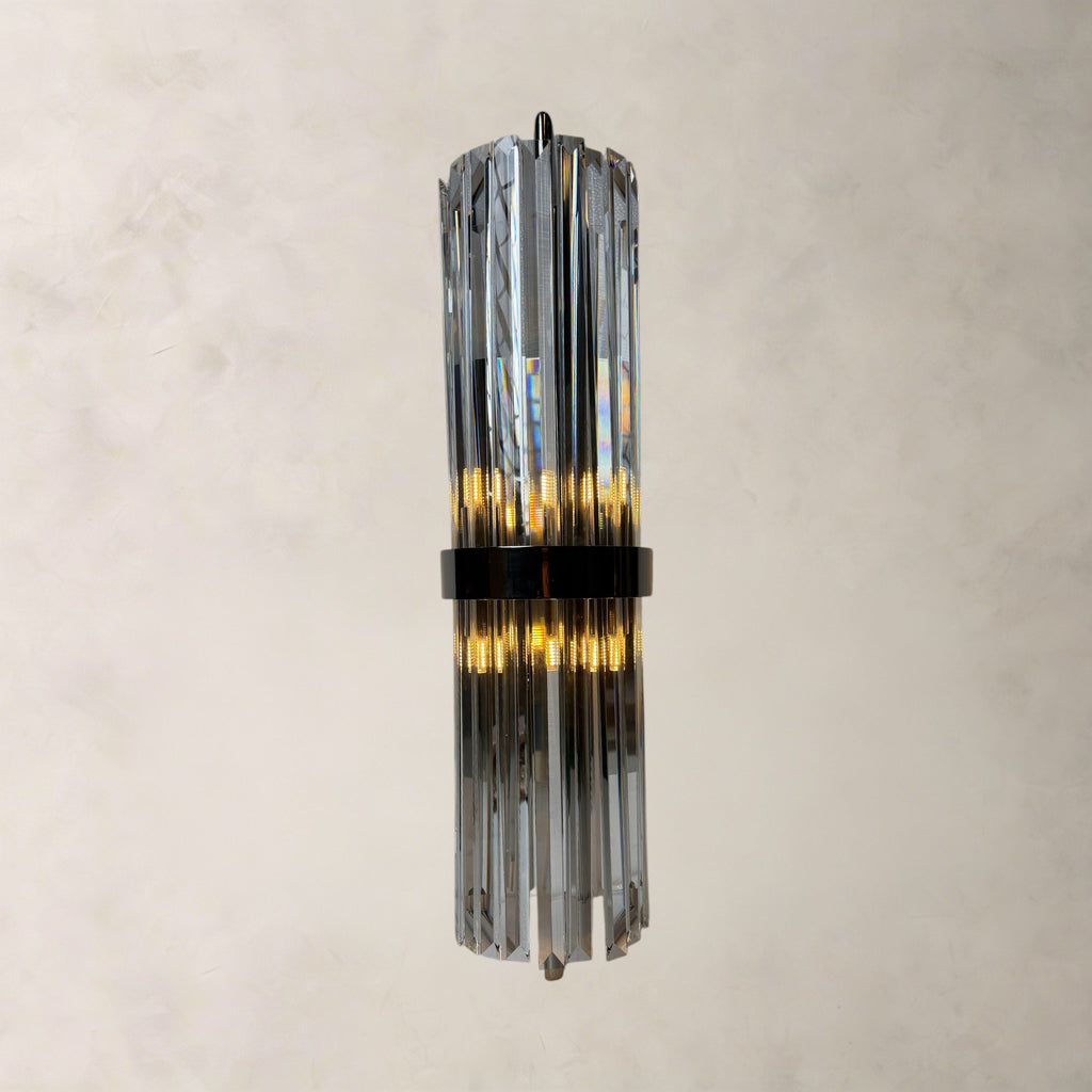 Unframed Glow Crystal Wall Sconce
