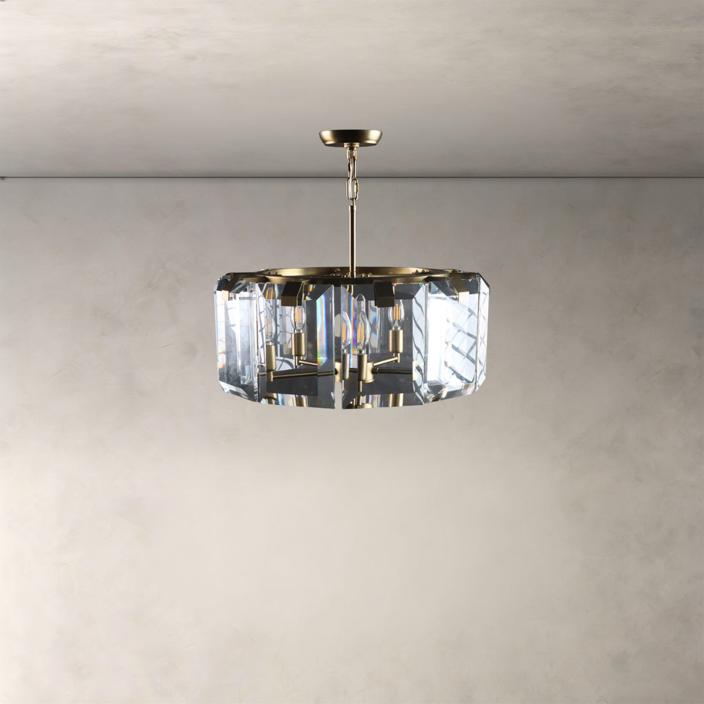 Clear Still Round Chandelier