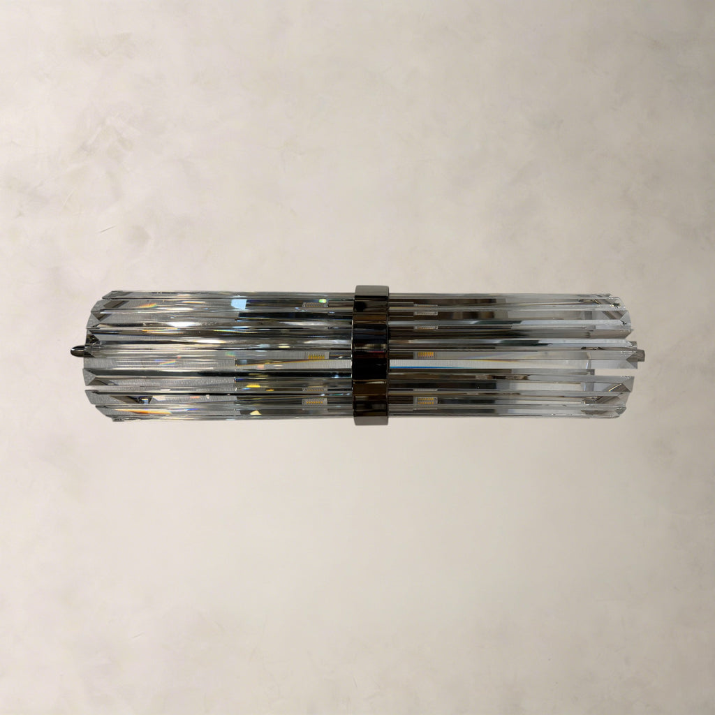 Unframed Glow Crystal Wall Sconce