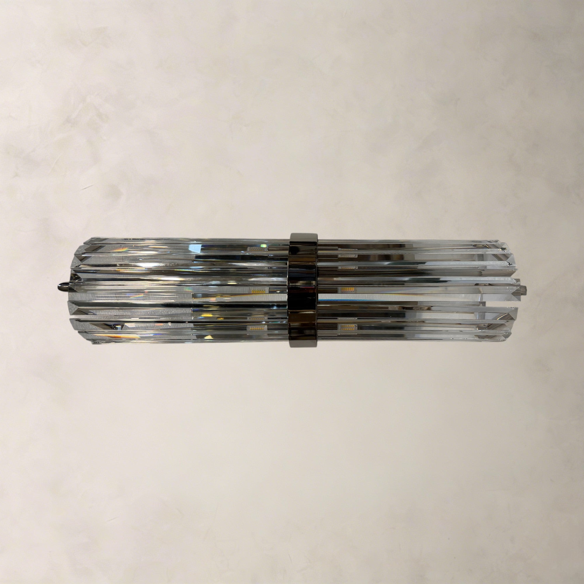 Unframed Glow Crystal Wall Sconce