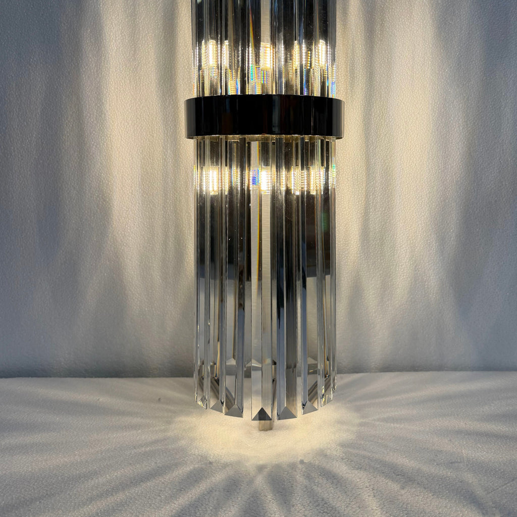 Unframed Glow Crystal Wall Sconce