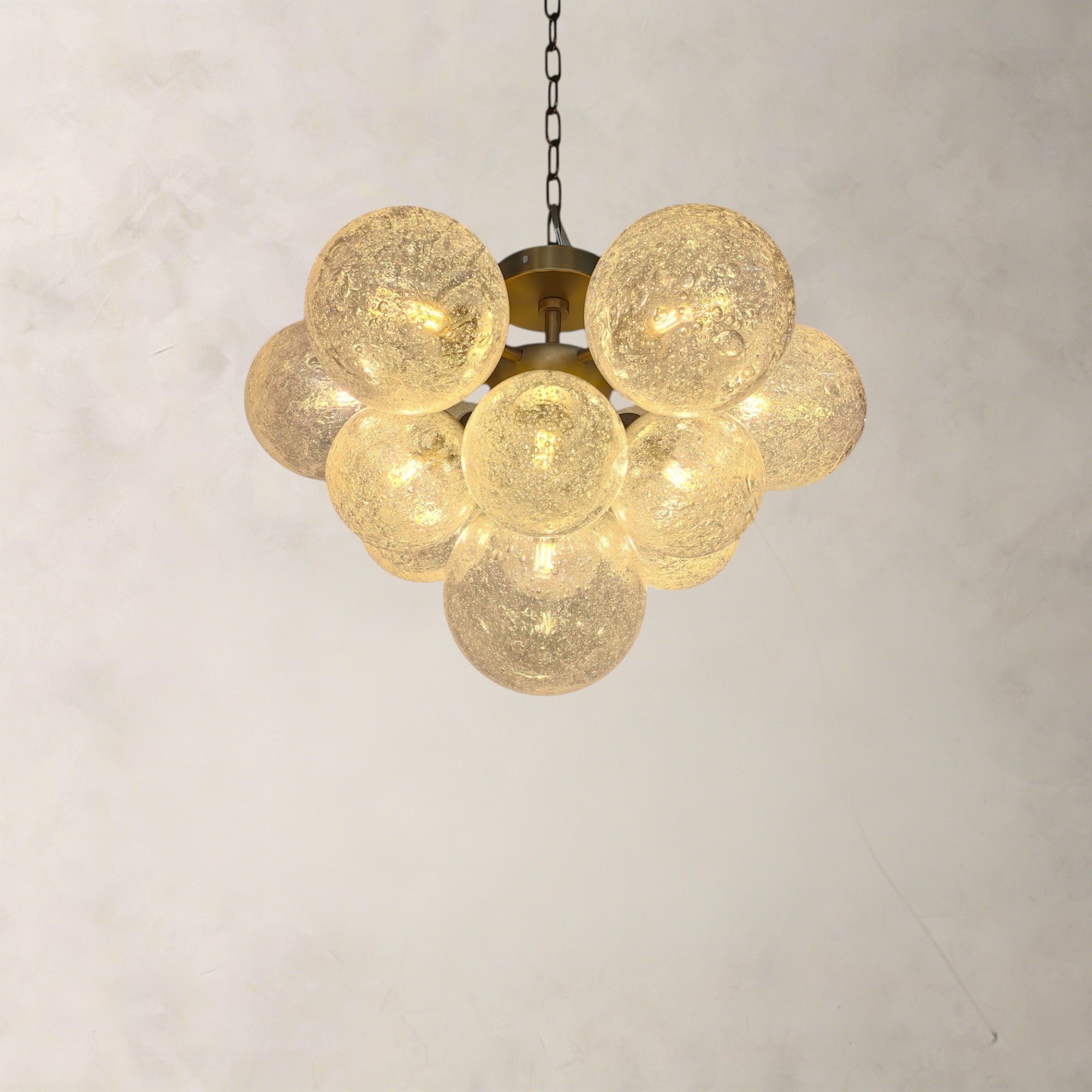 Mandon Round Glass Flush Mount