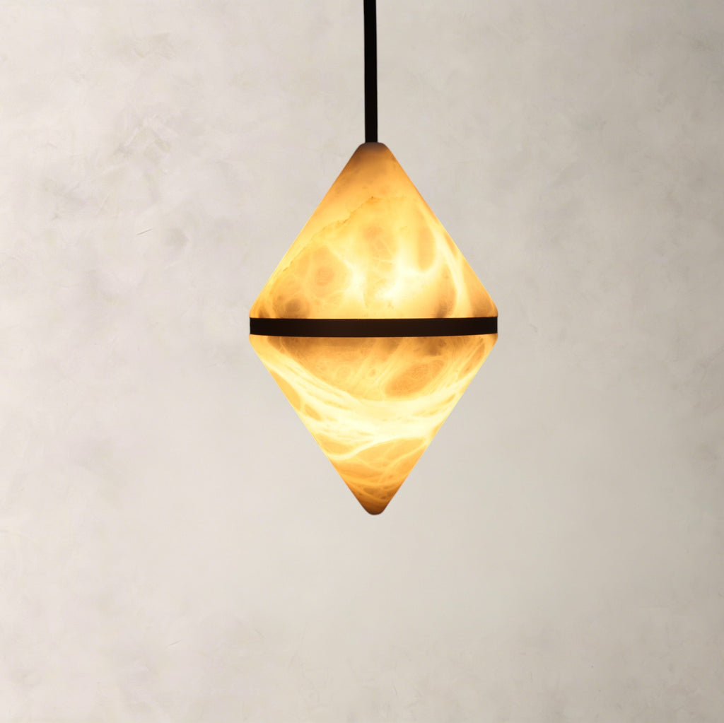 Alabaster Cone pendant