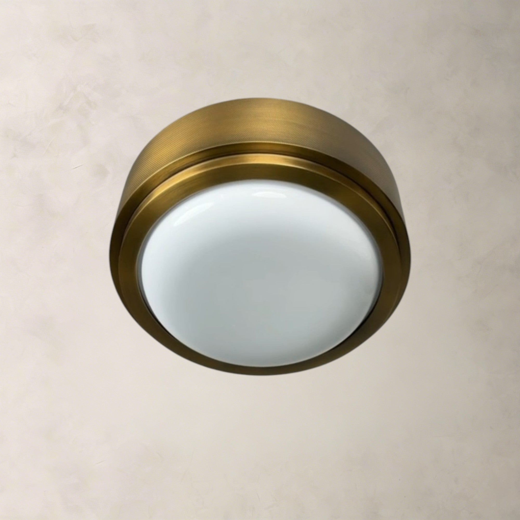 Hollow Gleam Round Flush Mount