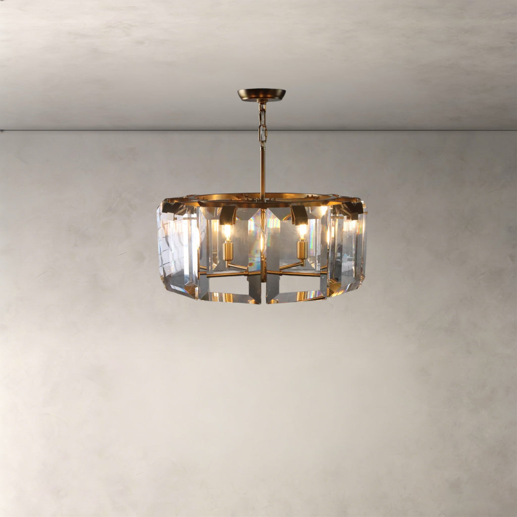 Clear Still Round Chandelier