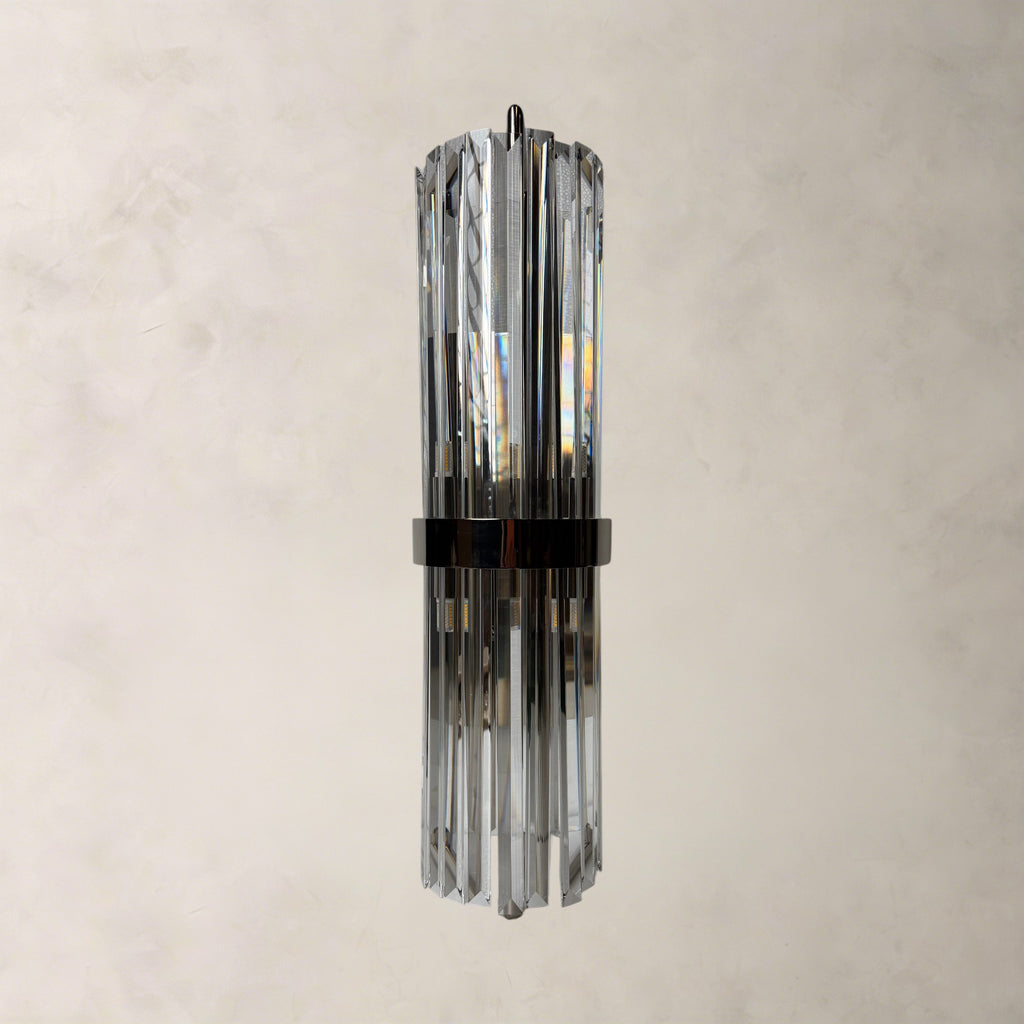 Unframed Glow Crystal Wall Sconce