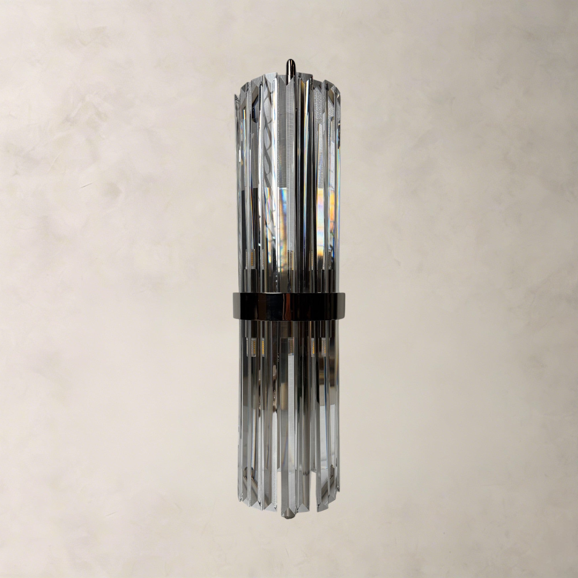 Unframed Glow Crystal Wall Sconce